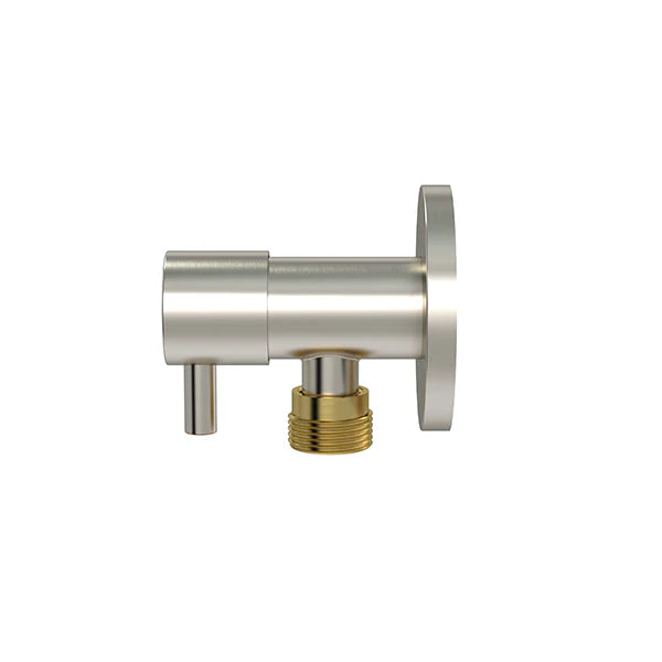 Meir Round Mini Stop Cistern Tap with or without Backplate - Various Colour Finishes