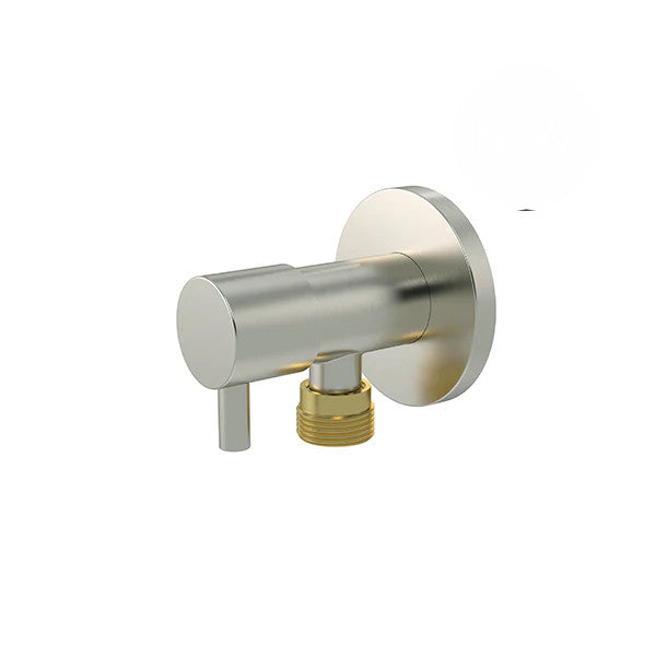 Meir Round Mini Stop Cistern Tap with or without Backplate - Various Colour Finishes