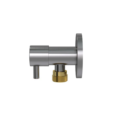 Meir Round Mini Stop Cistern Tap with or without Backplate - Various Colour Finishes