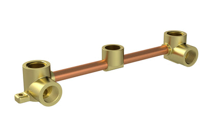 Meir Concealed in-wall assembly for bath and basin