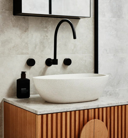 Meir Round High-Rise Swivel Wall Spout - Various Colour Finishes