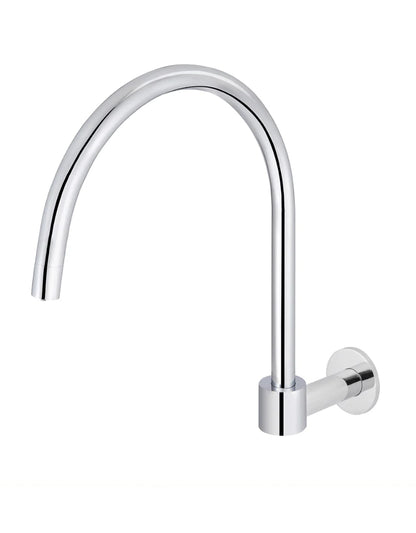 Meir Round High-Rise Swivel Wall Spout - Various Colour Finishes