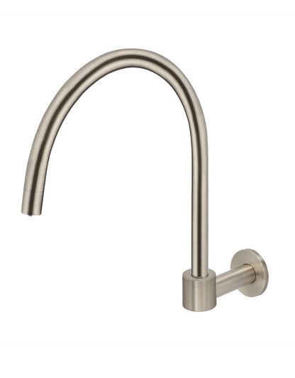 Meir Round High-Rise Swivel Wall Spout - Various Colour Finishes
