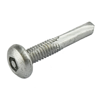 Pentaforce Pan Head Series 500 Self Drilling Galvanised Screw 12G Box of 1000 - in 2 Length Options