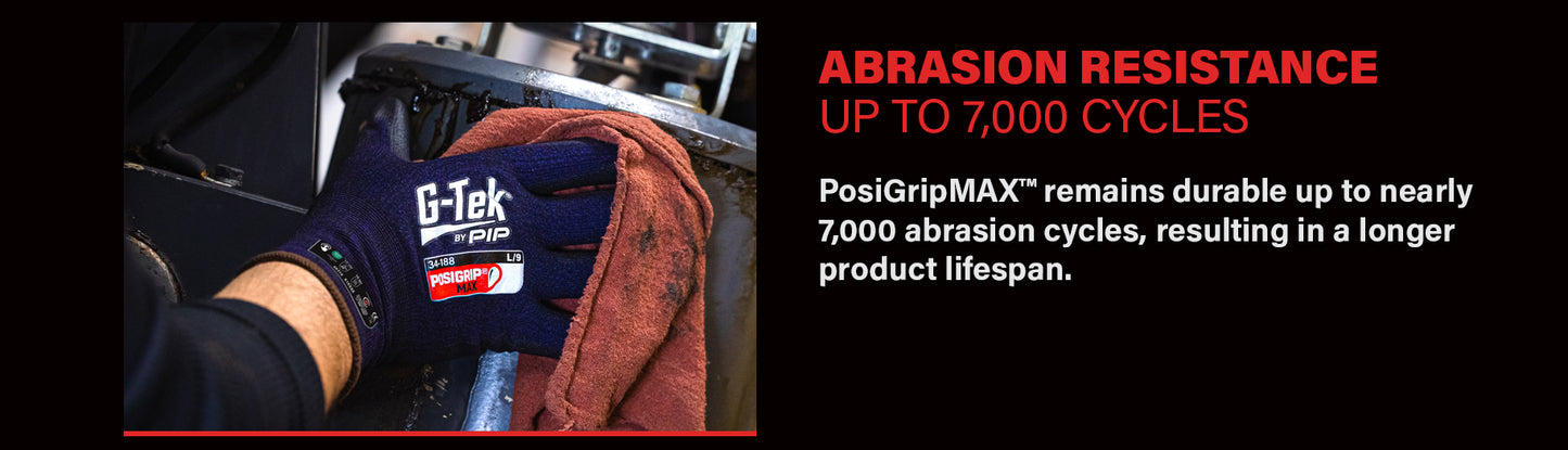 G-Tek Posigripmax 18G Cut B Gloves - 1, 6 or 12 Pairs in 7 Size Options