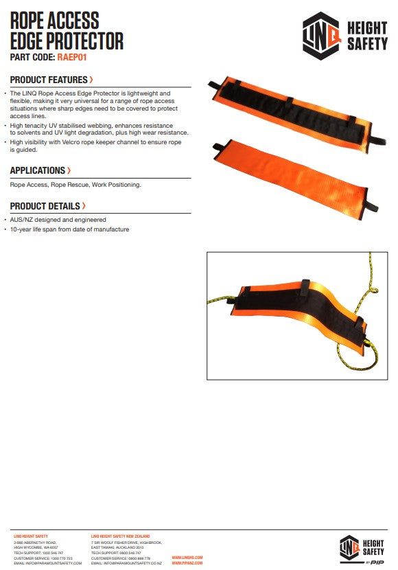 Linq Rope Access Edge Protector