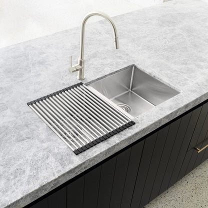 Meir Lavello Stainless Steel Rolling Mat Protector - 3 Colour Finishes