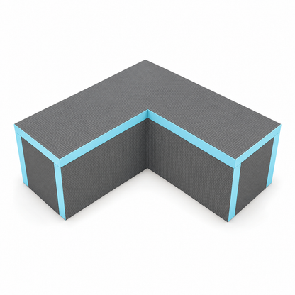 Thermasheet Square Flat Front shower seats and benches