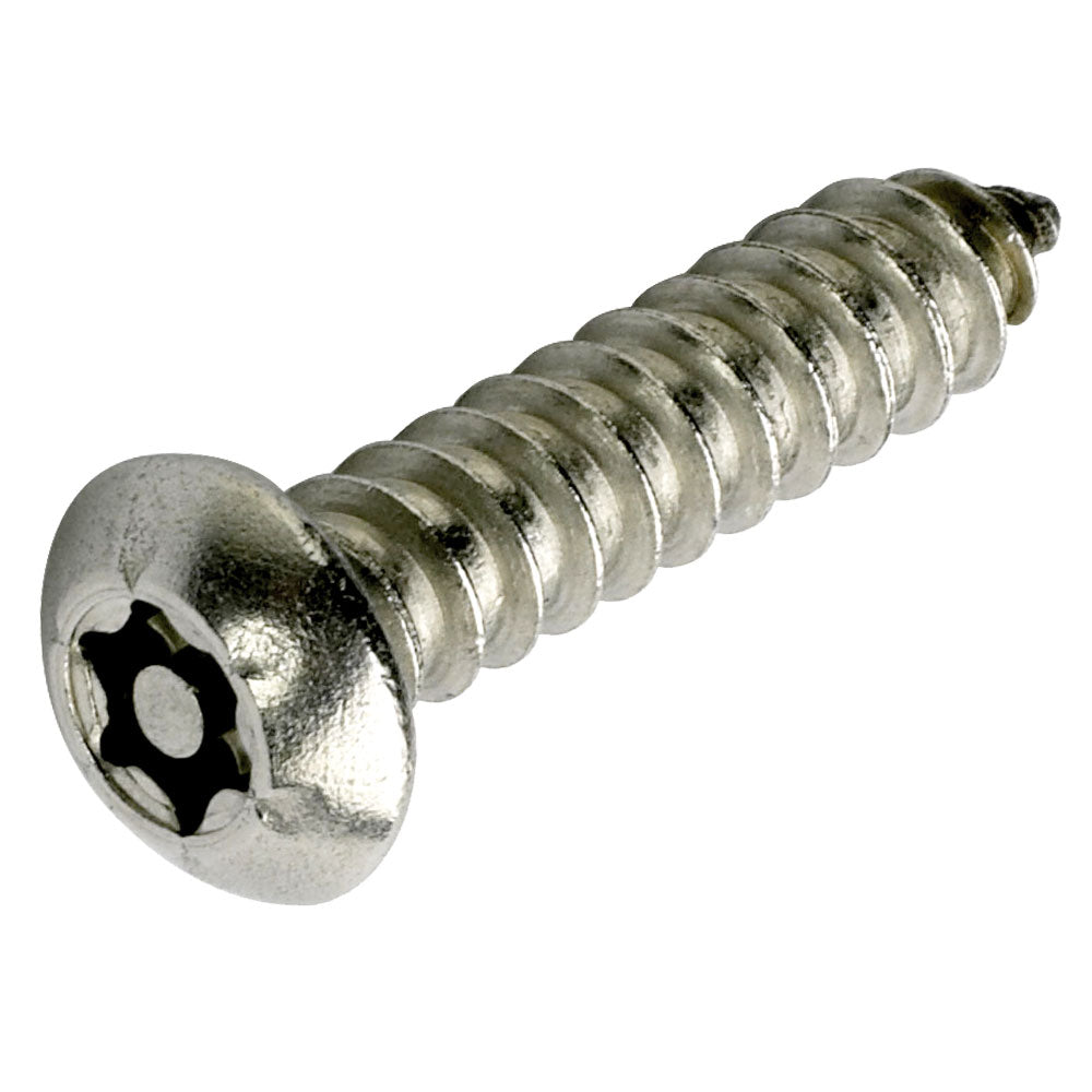Resytork Button Head Self Tapping Screw Box of 100 - 2 Materials in Various Sizes