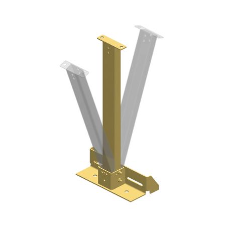 Miller SkyGrip Temporary Horizontal Lifeline Stanchions and Base