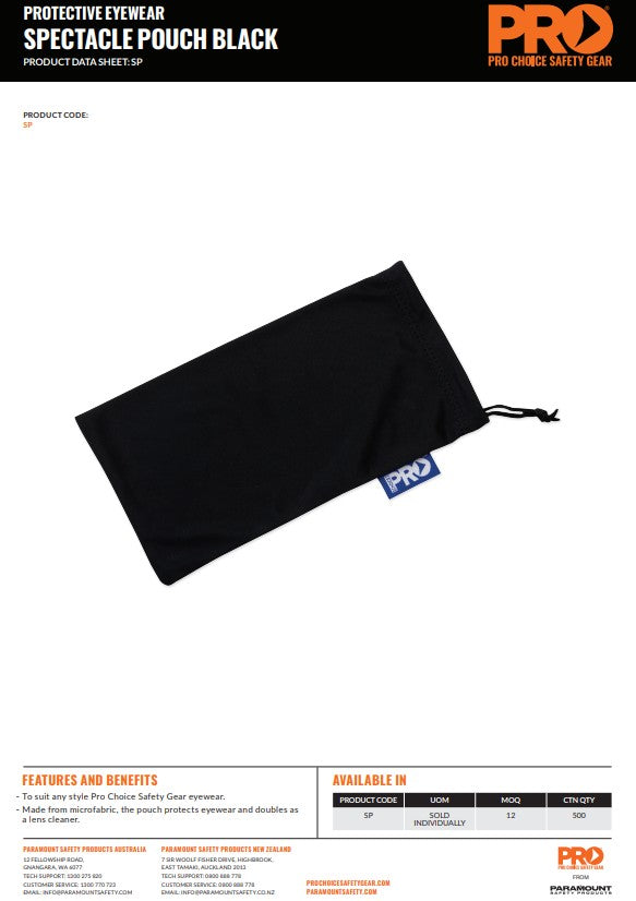 Pro Choice Spectacle Cord or Pouch