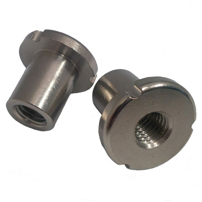 Stellar Through Hole 304 Stainless Steel Barrel Nut M12 x 22mm SRS12-1 - Box of 50 or 100