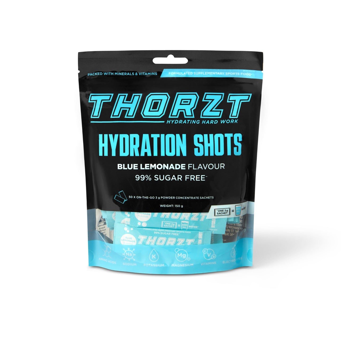 Thorzt 99% Sugar Free Electrolyte Solo Shot Hydration Sachet