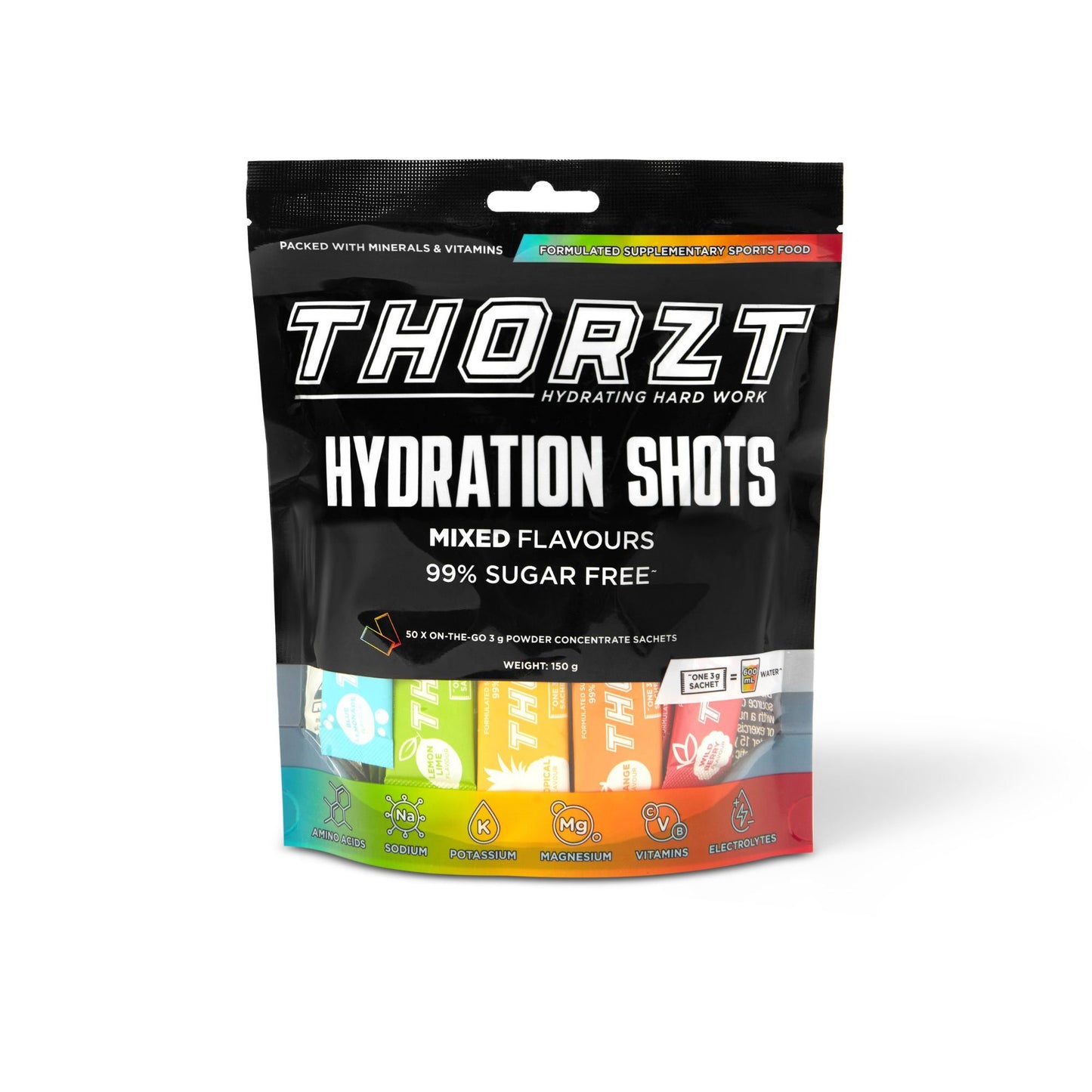 Thorzt 99% Sugar Free Electrolyte Solo Shot Hydration Sachet