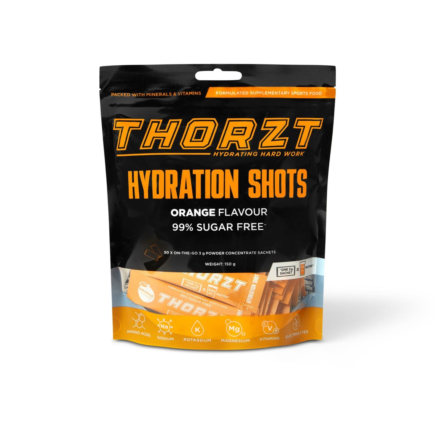 Thorzt 99% Sugar Free Electrolyte Solo Shot Hydration Sachet