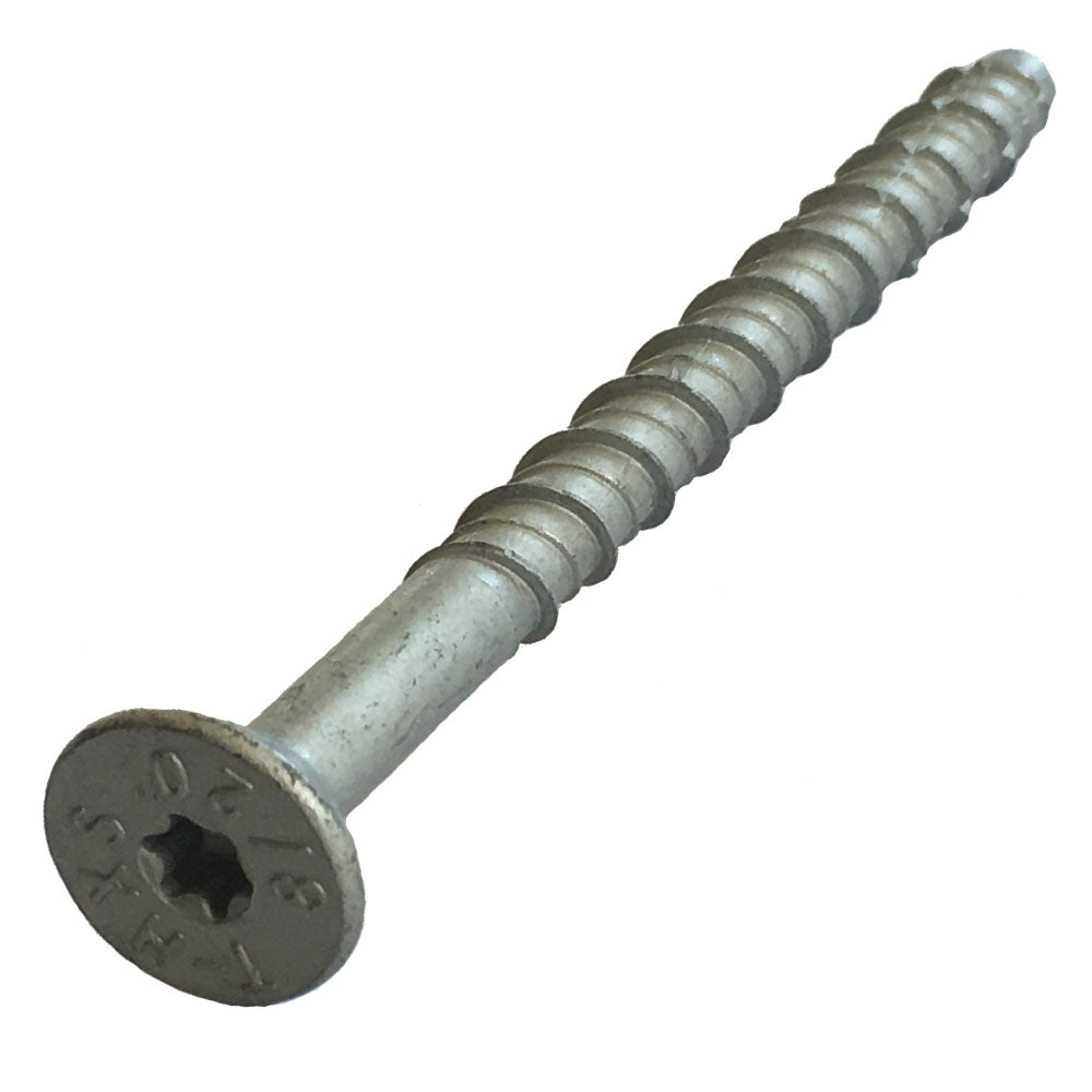 Screwbolt Torx Countersunk Galvanised Box of 100 - in Various Sizes