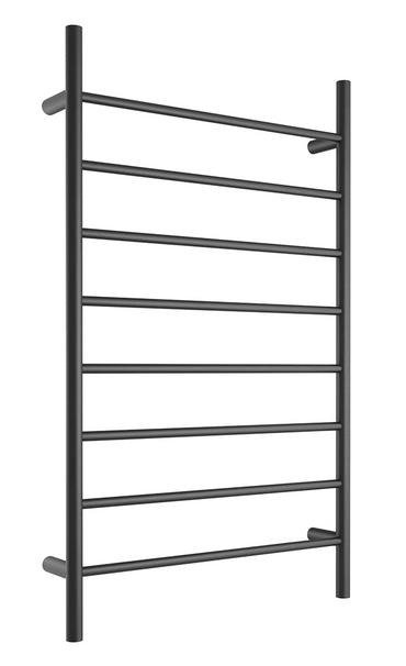 Bella Vista NON-Heated Round Bar Towel Rail 700 x 1150mm - Chrome or Black