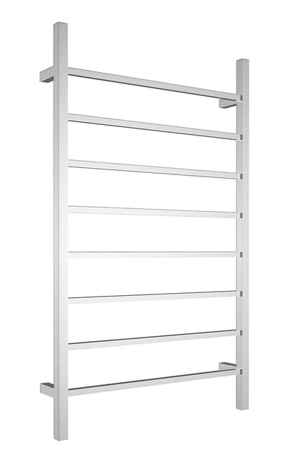 Bella Vista NON-Heated Square Bar Towel Rails 700 x 1150mm - Chrome or Black