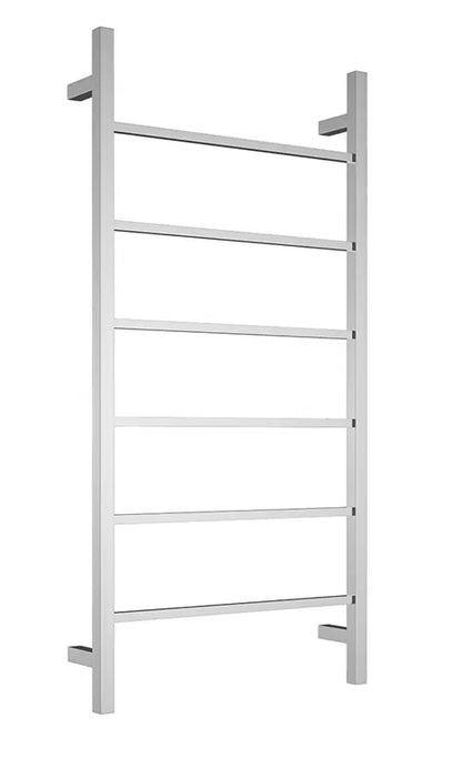 Bella Vista NON-Heated Square Bar Towel Rails 460 x 920mm - Chrome or Black