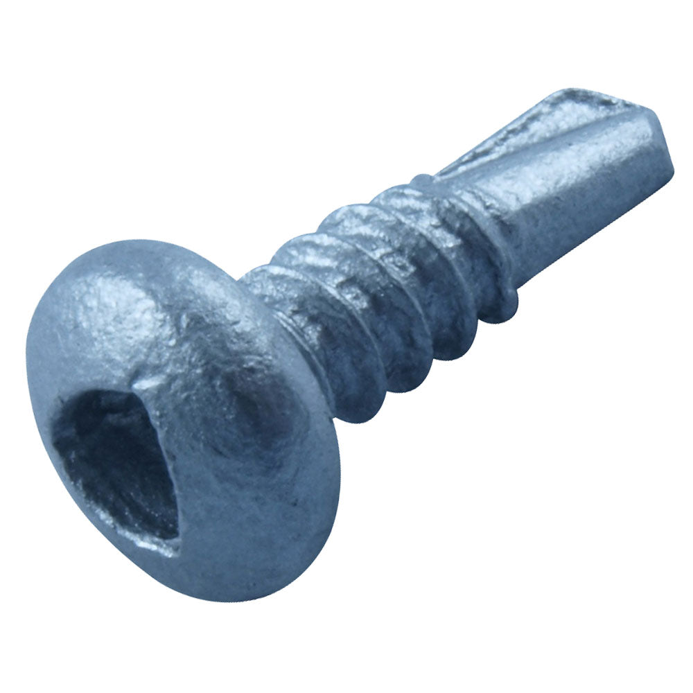 Tri-Lobular Button Head Self Drilling Galvanised Screw 10g x 5/8” - 2 Box Quantities