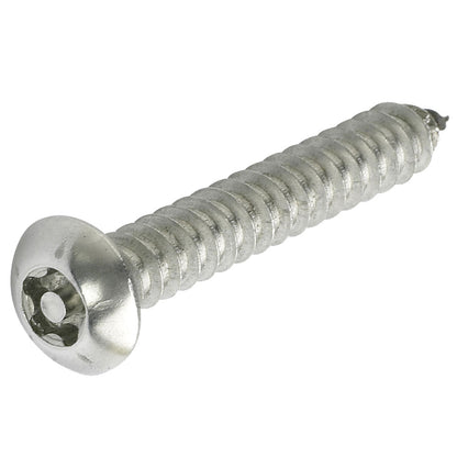 Torx Plus Button Head 304 Stainless Steel Self Tapping Screw Box of 100 - Multiple Gauges and Lengths