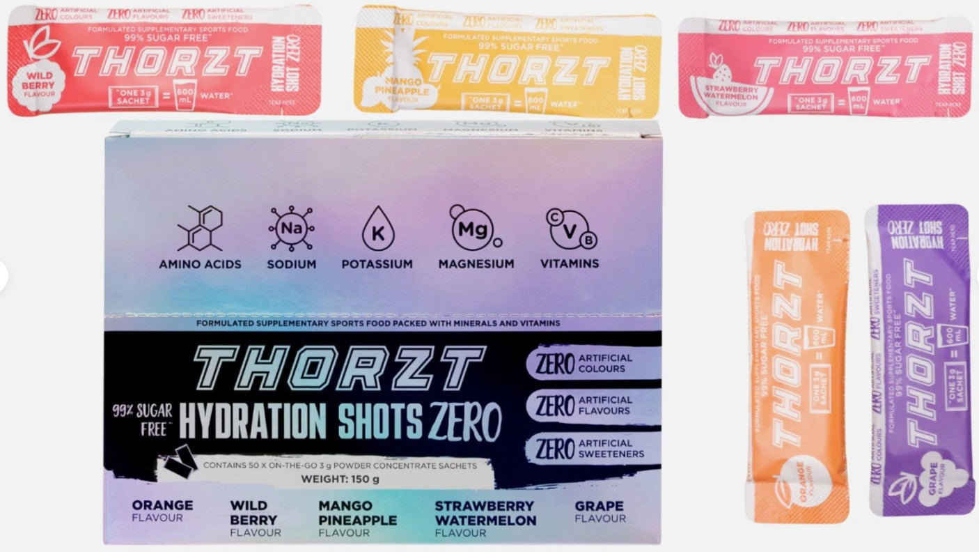 Thorzt ZERO Sugar Free Solo Shots Natural Mixed Flavours