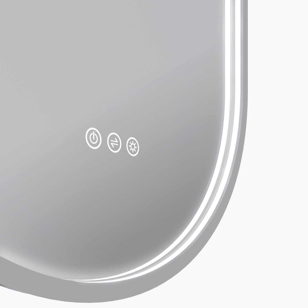 Euro Mirror KÄPSEL Pill Mirror - 500mm x 1000mm - Various Frame Colours