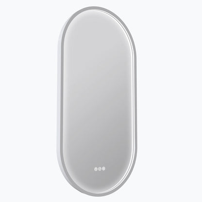 Euro Mirror KÄPSEL Pill Mirror - 500mm x 1000mm - Various Frame Colours