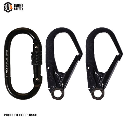 Linq Elite Double Leg Shock Absording Webbing Lanyards - Plus Hardware Options