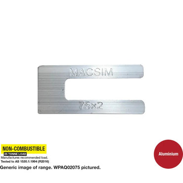 Aluminium Window Packers Fire Resistant - Thickness x Length in Various Box Quantities