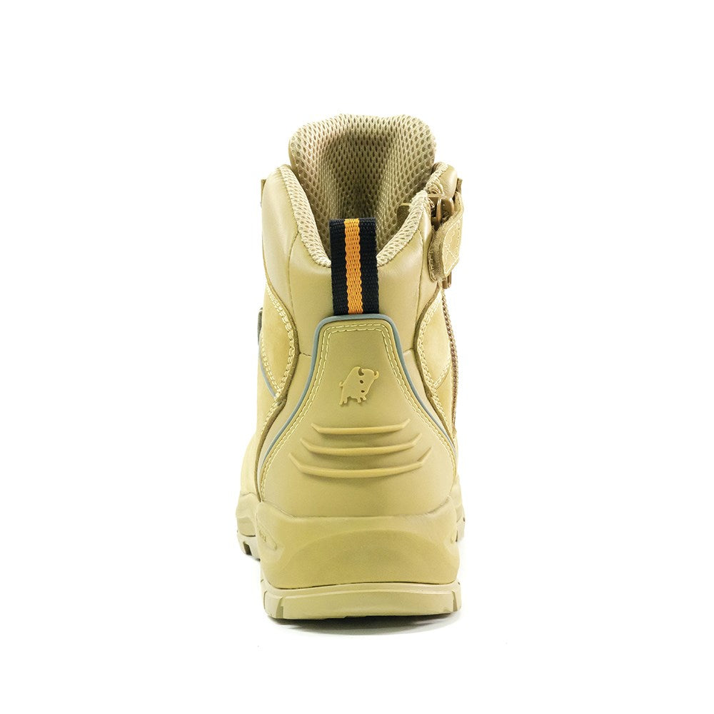Bison Xt Zip Side Lace Up Safety Boot - 3 colour options