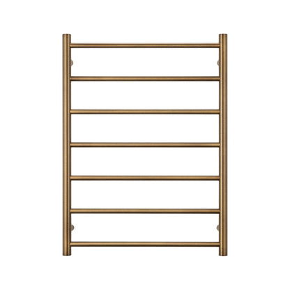 Radiant Heated Towel Rail (RTR01) 600mm x 800mm - 7 Round Bars - Multiple Colour Finishes