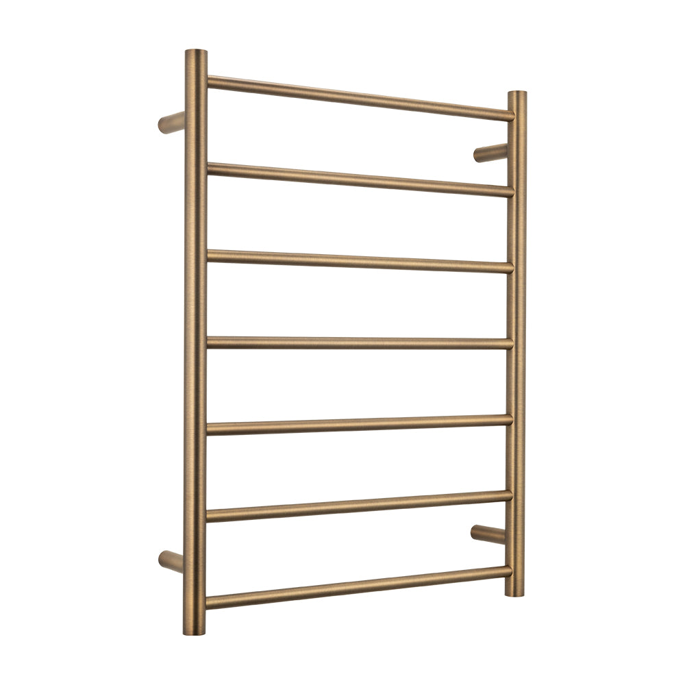Radiant Heated Towel Rail (RTR01) 600mm x 800mm - 7 Round Bars - Multiple Colour Finishes