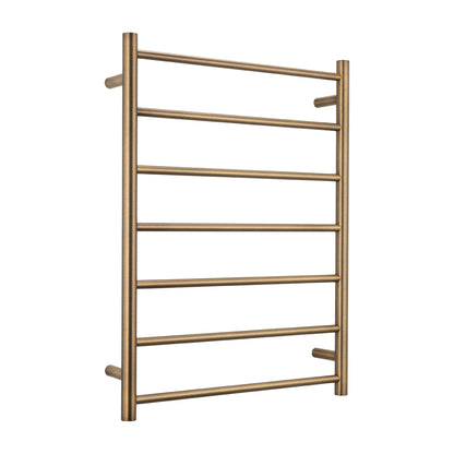 Radiant Heated Towel Rail (RTR01) 600mm x 800mm - 7 Round Bars - Multiple Colour Finishes