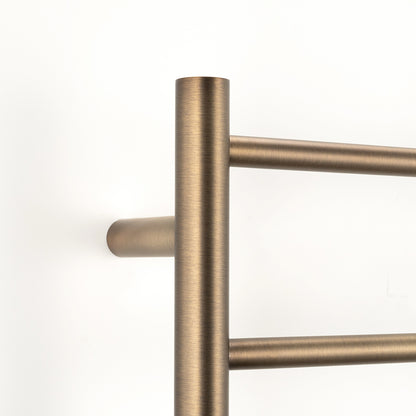 Radiant Heated Towel Rail (RTR01) 600mm x 800mm - 7 Round Bars - Multiple Colour Finishes