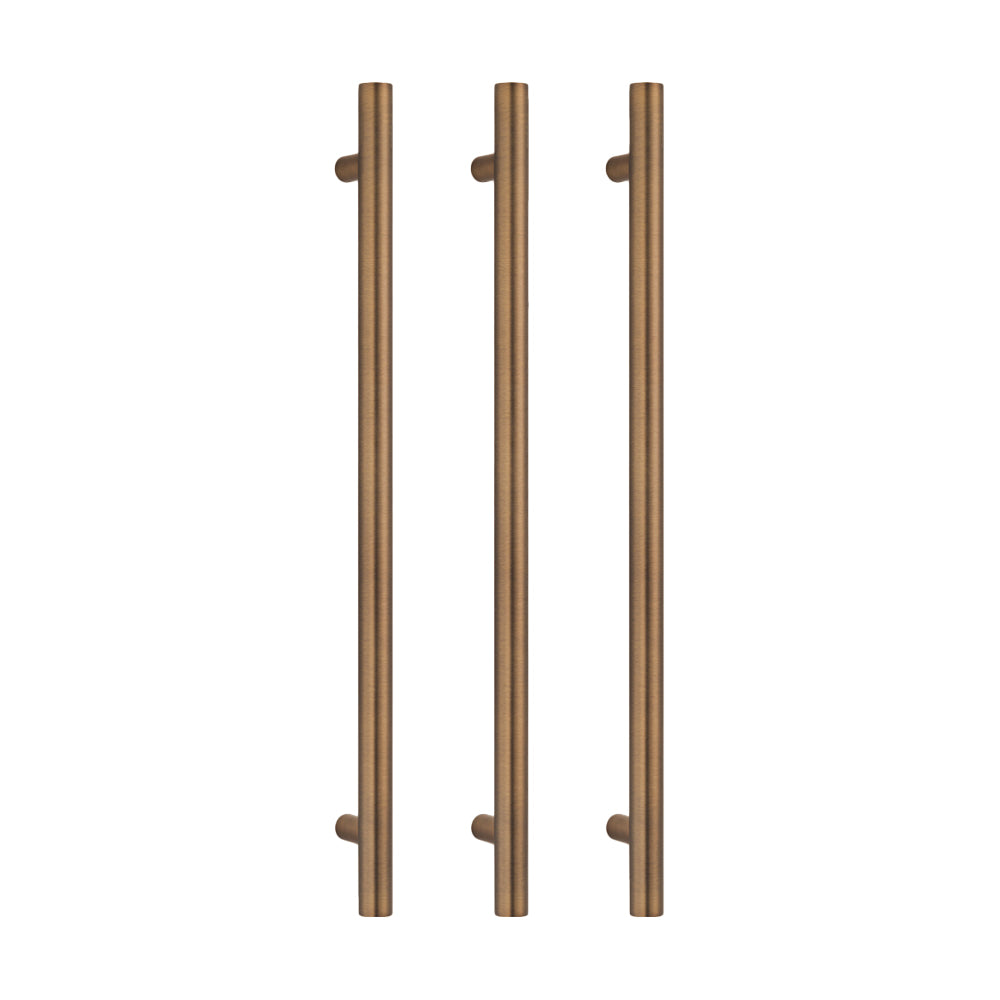 Radiant Vertical ROUND Bar Towel Rail - Multiple Bar and Hook Kits in Various Colours