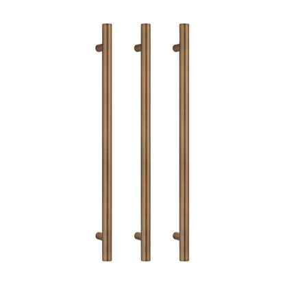 Radiant Vertical ROUND Bar Towel Rail - Multiple Bar and Hook Kits in Various Colours