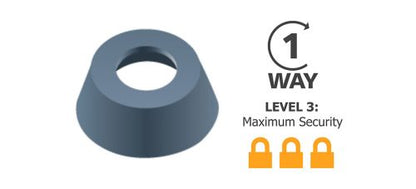 Armour Ring Box of 100 - Zinc and Stainless Steel in Various Metric Sizes