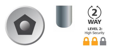 Pentaforce Button Head 304 Stainless Steel Barrel Nut M10 x 28mm PFD4 – Box of 100
