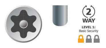 Resytork Countersunk 304 Stainless Steel Barrel Nuts Box of 100 - in Various Sizes