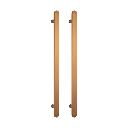 Radiant Vertical FLAT Bar Towel Rail - Multiple Bar and Hook Kits in Various Colours