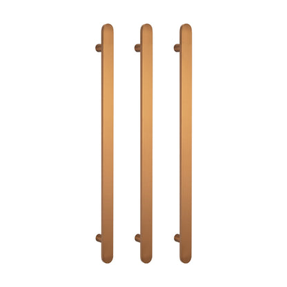 Radiant Vertical FLAT Bar Towel Rail - Multiple Bar and Hook Kits in Various Colours