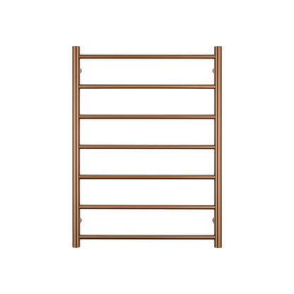 Radiant Heated Towel Rail (RTR01) 600mm x 800mm - 7 Round Bars - Multiple Colour Finishes