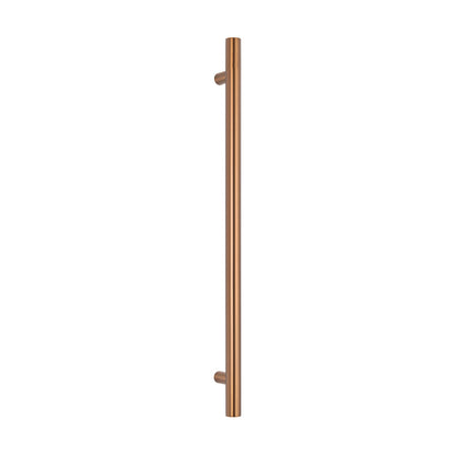 Radiant Single Vertical ROUND Bar NON-HEATED Towel Rail 950mm Tall - Various Colour Finishes