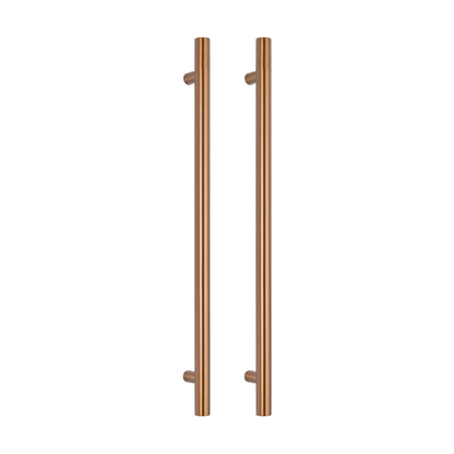 Radiant Vertical ROUND Bar Towel Rail - Multiple Bar and Hook Kits in Various Colours