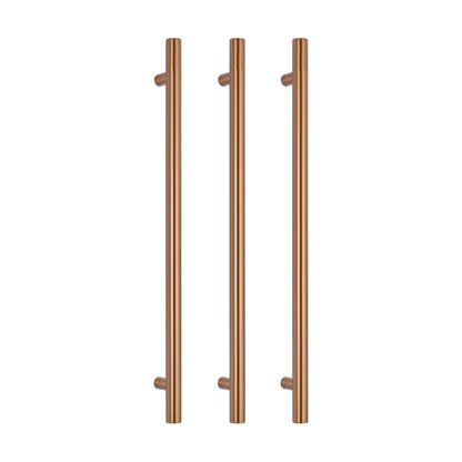 Radiant Vertical ROUND Bar Towel Rail - Multiple Bar and Hook Kits in Various Colours