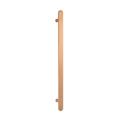 Radiant Flat Bar Vertical Towel Rail - Brushed Copper