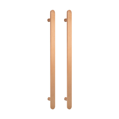 Radiant Vertical FLAT Bar Towel Rail - Multiple Bar and Hook Kits in Various Colours