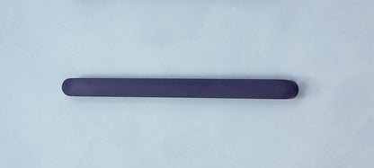 MATT BLACK ASPEN 800mm FLAT FACED round end Single Bar Towel Rail