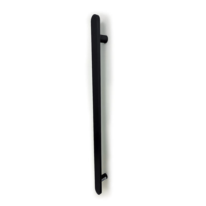 Radiant Single Vertical FLAT Bar Heated Towel Rail 930mm Tall - Various Colour Finishes